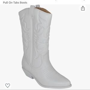 White Western Cowboy Boots